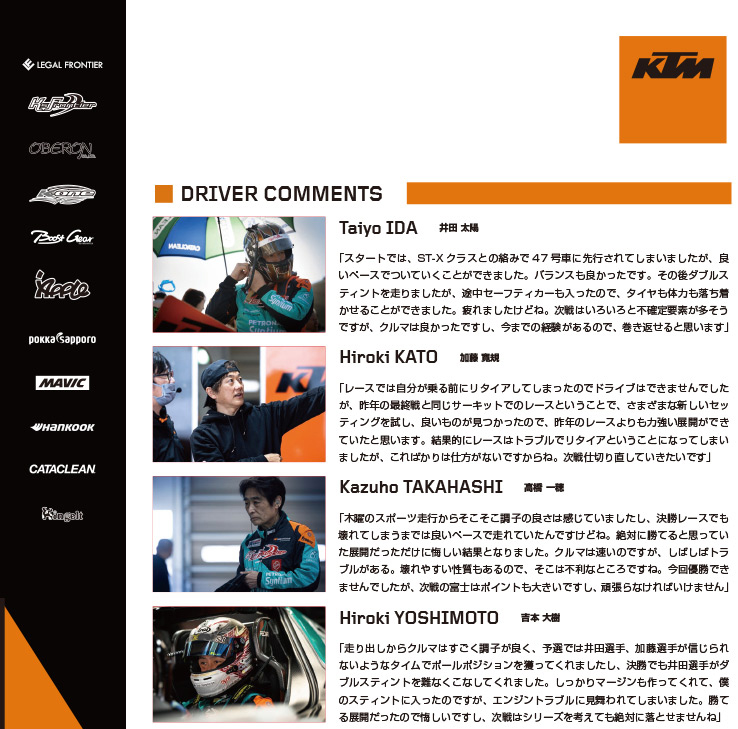 スーパー耐久シリーズ2023「第1戦 鈴鹿サーキット スーパー耐久 5 Hours Races」レースレポート Page.3